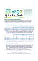 Ages & Stages Questionnaires® (ASQ®-3): Quick Start Guide (English)
