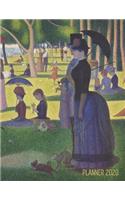 Georges Seurat Planner 2020: A Sunday on La Grande Jatte - Beautiful Pointillism Year Agenda: January - December Calendar (12 Months) - Artistic Impressionism Painting - Daily O