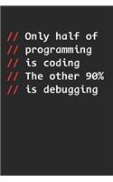Funny Programmer Notebook - Web Developer Journal Planner