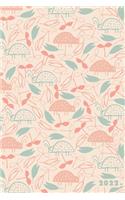 2022: Pink Ladybug Ladybird Gardeners Weekly Calendar Planner Organizer