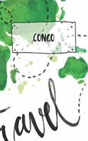Congo: Ruled Travel Diary Notebook or Journey Journal - Lined Trip Pocketbook for Men and Women with Lines