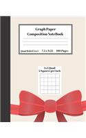 Graph Composition Notebook 5 Squares per inch 5x5 Quad Ruled 5 to 1 100 Pages