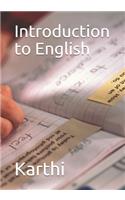 Introduction to English