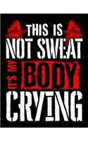 This Is Not Sweat It's My Body Crying