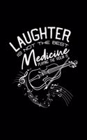 Laughter medicine playing the violin