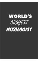 Mixologist Notebook: Lined Journal, 120 Pages, 6 x 9, Funny Dream Job, Starting New Career Gag Gift Journal Matte Finish