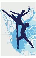 Ballerina Journal: Beautiful Ballet Notebook to Write in (Blue Dance Cover)