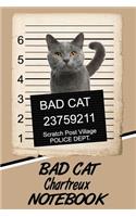 Bad Cat Chartreux Notebook