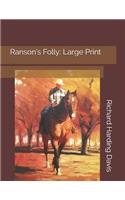 Ranson's Folly: Large Print