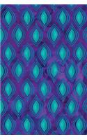 Journal Notebook Abstract Watercolor Pattern 3: 110 Page Lined and Numbered Journal With Index Pages In Portable 6 x 9 Size, Perfect For Writing, Taking Notes, List Making, Journaling and Doodling(3 Wordworthy Series Lined)