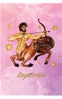 Sagittarius: Zodiac Starsign Notebook - 120-Page Lined Sagittarius Journal