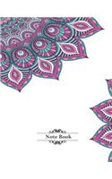 Notebook: Mandala Cover Notebook Journal Diary, 110 Lined pages, 8.5" x 11"