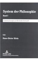 System Der Philosophie