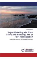 Input Flooding via Flash Story and Reading