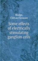Some effects of electrically stimulating ganglion cells