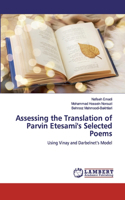 Assessing the Translation of Parvin Etesami's Selected Poems