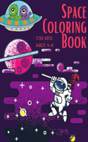 Space Coloring Book For kids Ages 4-8