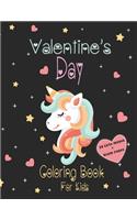 Valentine's Day Coloring Book For Toddlers And Preschool