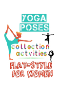 Yoga Poses Collection Actvities Flat-Style For Women