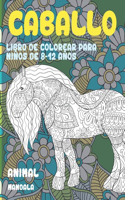 Libro de colorear para niños de 8-12 años - Mandala - Animal - Caballo