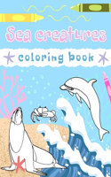 Sea Creatures Coloring Book