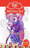 Rat Adult Coloring Book