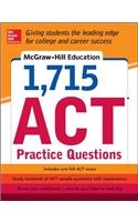 McGraw-Hill Education 1,715 ACT Practice Questions