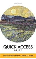 Quick Access Brief Plus Mywritinglab Without Pearson Etext -- Access Card Package