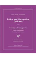 United States Government Policy and Supporting Positions, December 1,2016 (Plum Book)