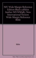NIV Wide Margin Reference Edition Black calfskin leather NIVWM387