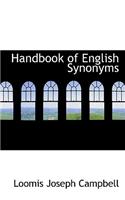 Handbook of English Synonyms