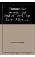 Inside Level D End-Of-Level Test Booklet