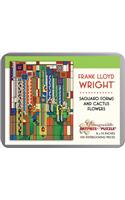 100 Piece Tin Puzzle Frank Lloyd Wright/Saguaro Forms