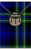 Clan Arbuthnot Tartan Journal/Notebook