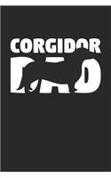 Corgidor Notebook 'Corgidor Dad' - Gift for Dog Lovers - Corgidor Journal
