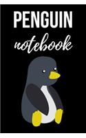 Penguin Notebook: Cute Journal / Notepad / Diary, Gifts For Penguin Lovers (Lined, 6 x 9)