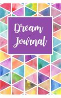 Dream Journal: Watercolor Dream Journal Diary and Gratitude Journal with Prompts for Women Writing Gift for Her, Small Lined Notebook to Write In