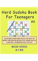 Hard Sudoku Book For Teenagers #13