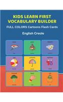Kids Learn First Vocabulary Builder FULL COLORS Cartoons Flash Cards English Creole