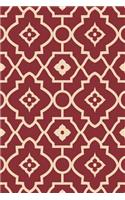 Morrocan Design College Ruled Notebook