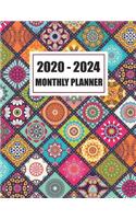 2020-2024 Monthly Planner