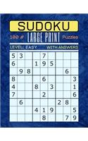 Sudoku 100 Large Print Puzzles Level Easy: Puzzle Book for Adults. Easy Level. Answers Are Included.