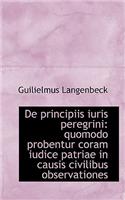 de Principiis Iuris Peregrini: Quomodo Probentur Coram Iudice Patriae in Causis Civilibus Observatio