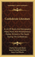 Confederate Literature