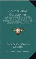 Concerning Osteopathy