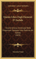 Quinto Libro Degli Elementi D' Euclide