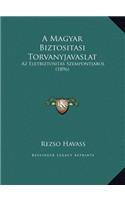 A Magyar Biztositasi Torvanyjavaslat