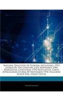 Articles on Natural Disasters in Florida, Including