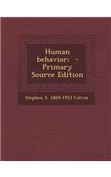 Human Behavior;