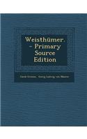 Weisthumer. - Primary Source Edition